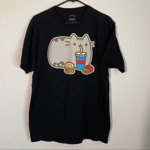 Pusheen the cat graphic tee